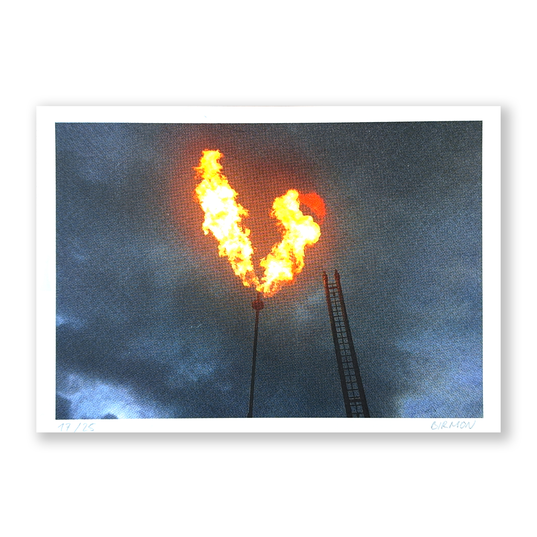 Vrtá plošina - oheň